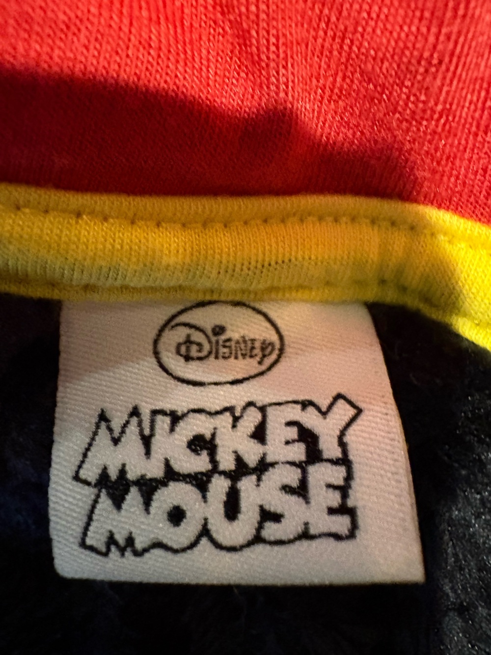 Mickey Mouse Onsie Zip Up Suit Costume Kids Size 5T Halloween Dress Up Bodysuit - Picture 7 of 8